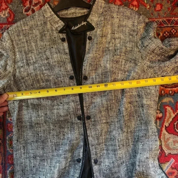 Vintage Nicholas Ungar tweed tunic jacket - Picture 6 of 7